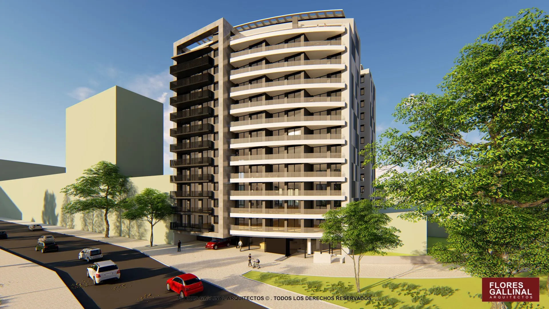 Proyecto Edificio Av Italia y Albo