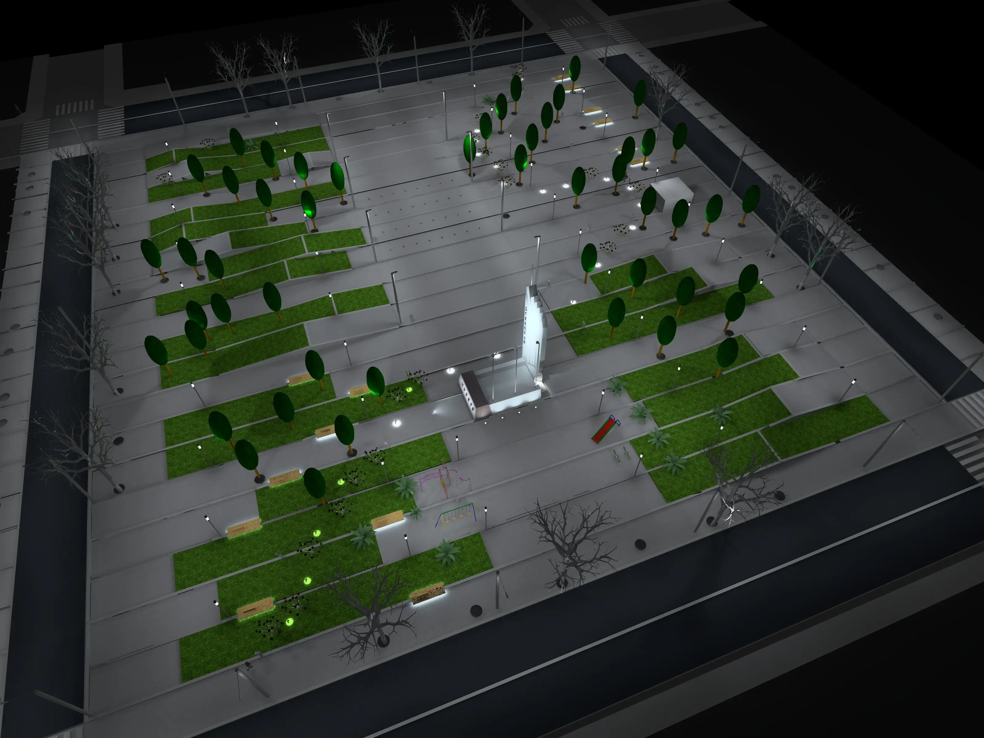 Proyecto Plaza y peatonal 25 de mayo